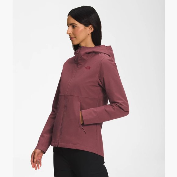 North Face Soft Shelled Zip Up Hoodie Jacket - Picture 3 of 11